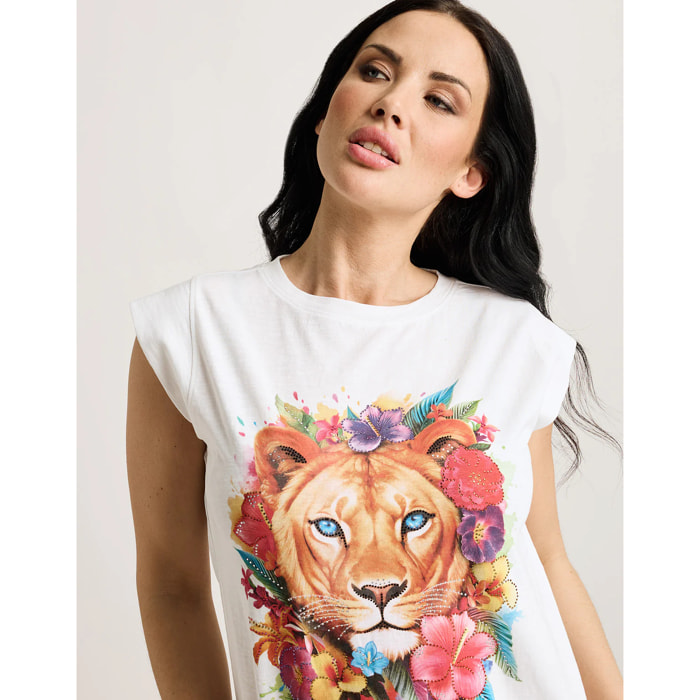 Camiseta Manga Corta Blanco - Lifiori