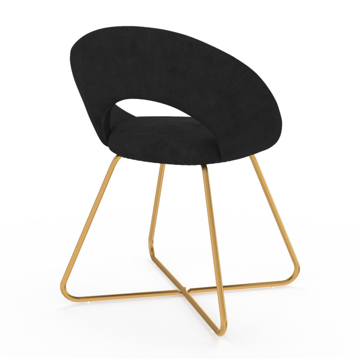 Chaises Malone en velours