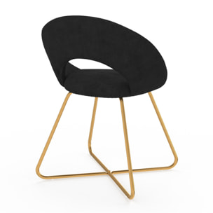 Chaises Malone en velours