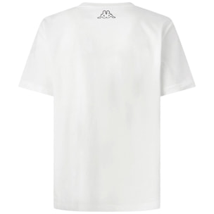 T-Shirts & Top Kappa Uomo Logo Getto Bianco