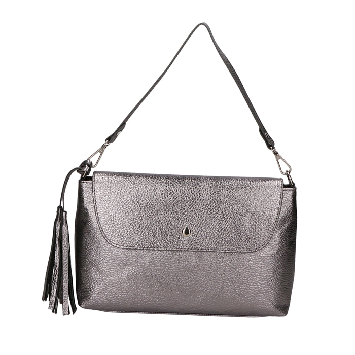 Borsa a spalla  da donna In Vera pelle Made in Italy 28x10x6 cm
