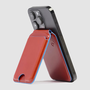 Piquadro Portafogli MagSafe in pelle con tracker ricaricabile