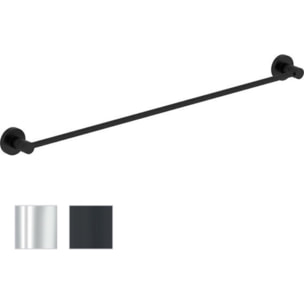 Barre porte-serviettes Eo Classique Noir mat