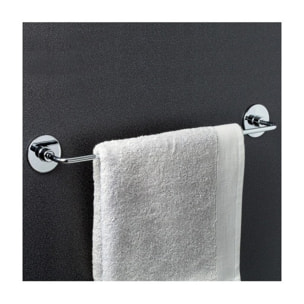 Porte serviette mural EASY en Zinc 40,5cm Chromé Spirella