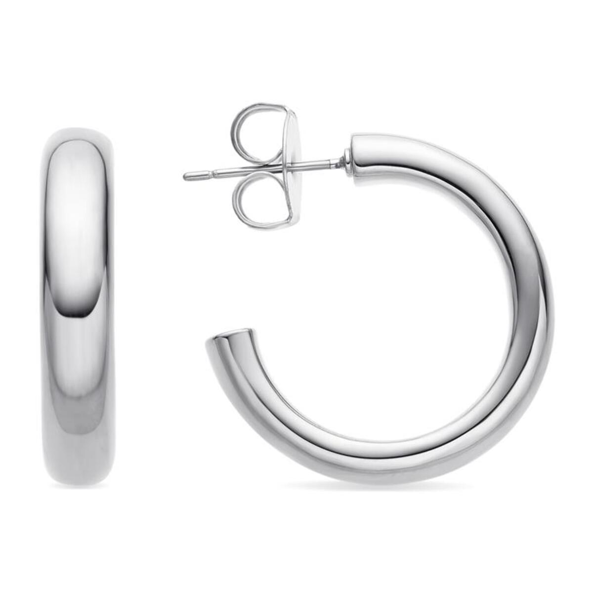 Pendientes Lux by Lux acabadoss en rodio