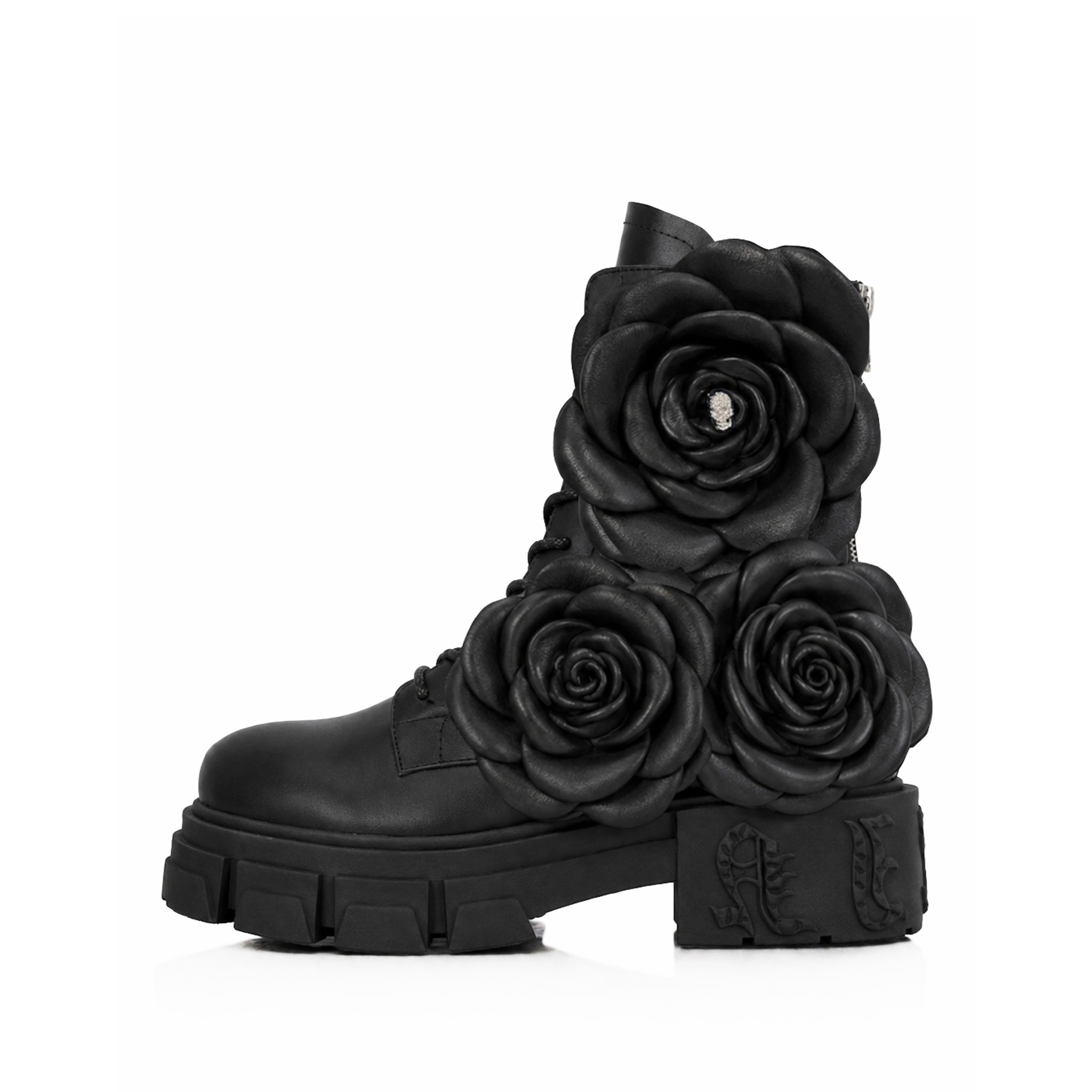 PHILIPP PLEIN Botines planos GOTHIC PLEIN