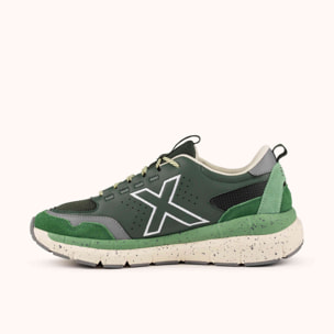 MUNICH KAVA 31 Zapatilla Deportiva de Estilo Urbano Verde Oscuro