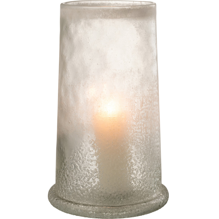 J-Line photophore Sucre - verre - blanc - extra large