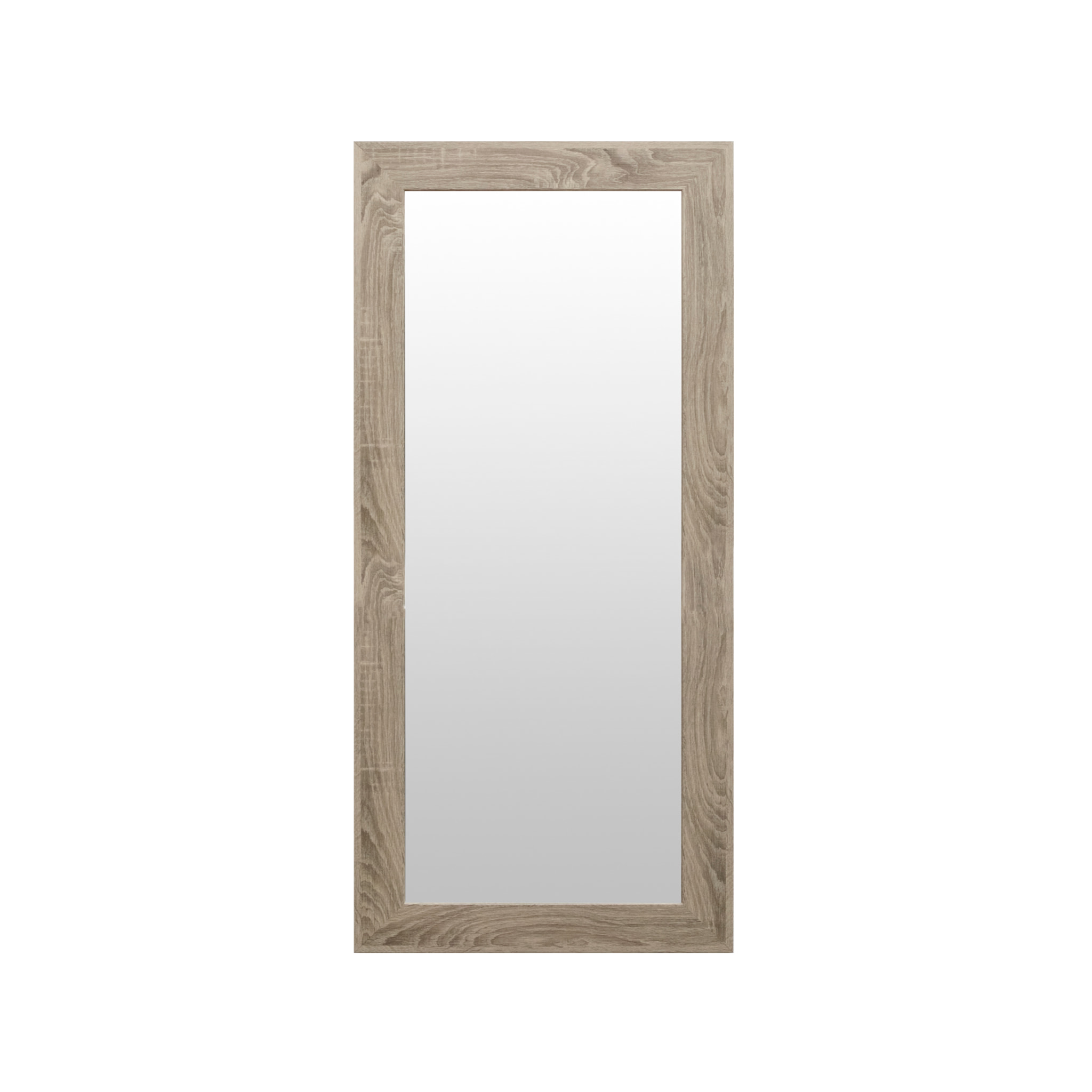 Miroir effet bois gris de différentes tailles