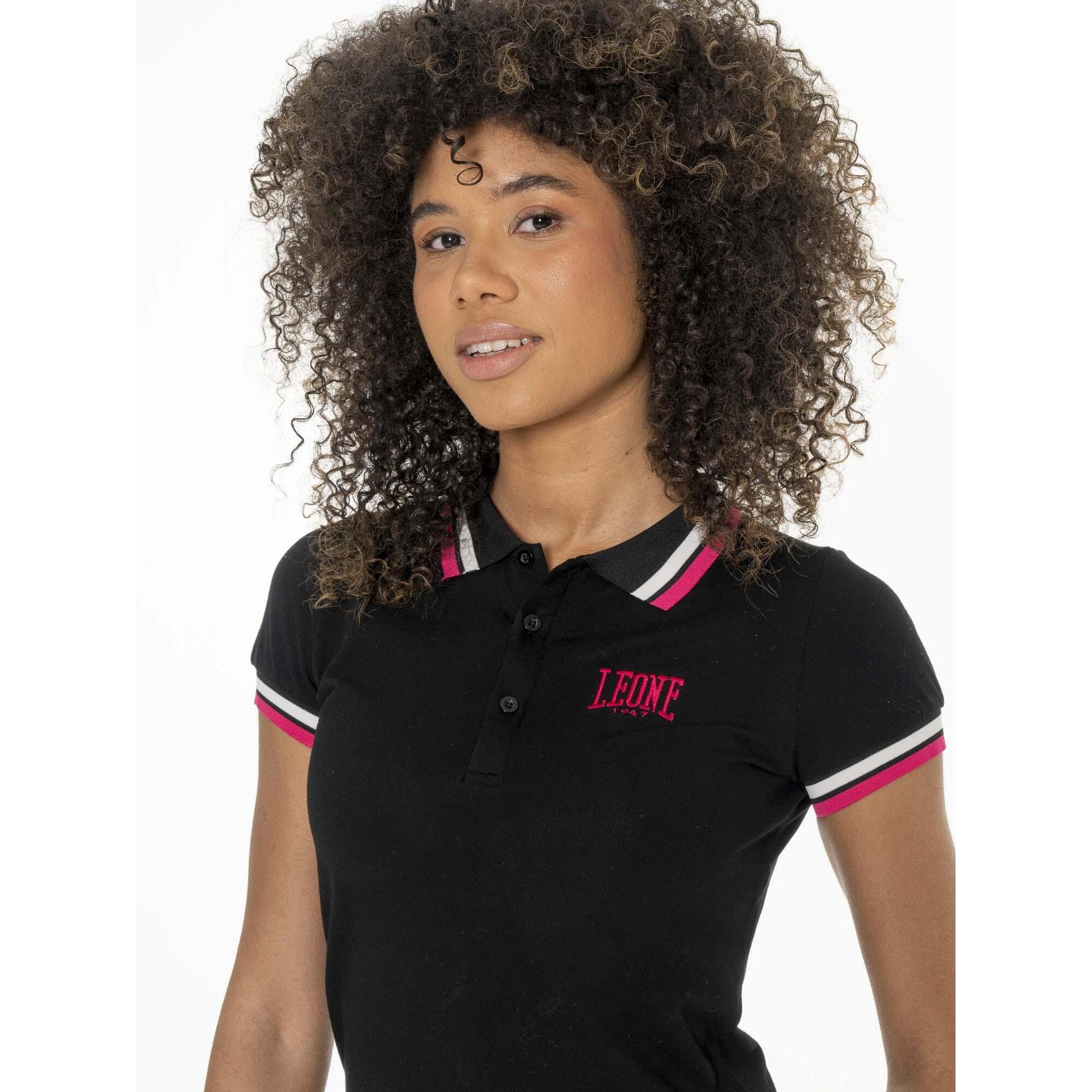 Polo de mujer con cuello Leone Basic