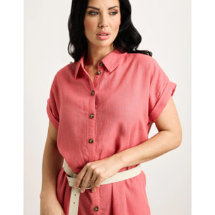 Vestido Midi Coral Paradise - Bayo