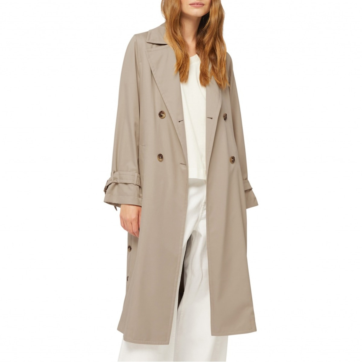 Gabardina Mujer de la marca GEOX  modelo W TOPAZIO TRENCH Beige