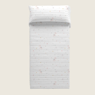 Colcha Bouti Estampada - Reversible - Infantil - 100% Algodón - 70 gr/m² - Pegaso Mágico