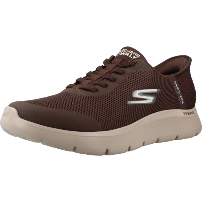 Sneakers De  Hombre 216324s Go Walk Flex Hands Up Marron