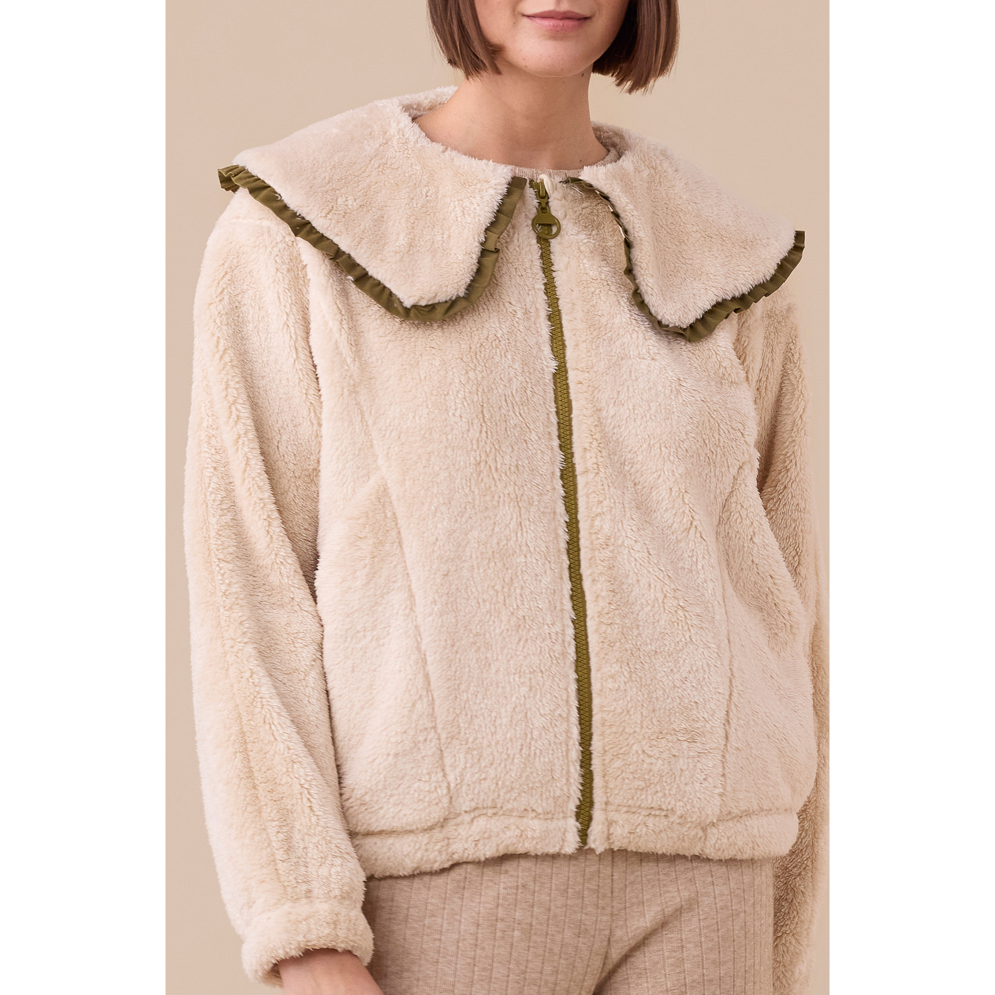 Giacca donna eco pelliccia articolo unito. Noidinotte