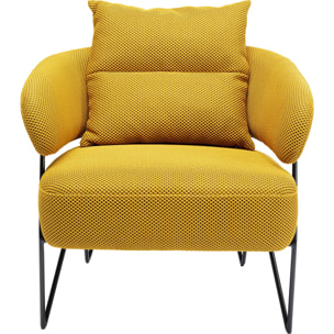 Fauteuil Peppo jaune Kare Design