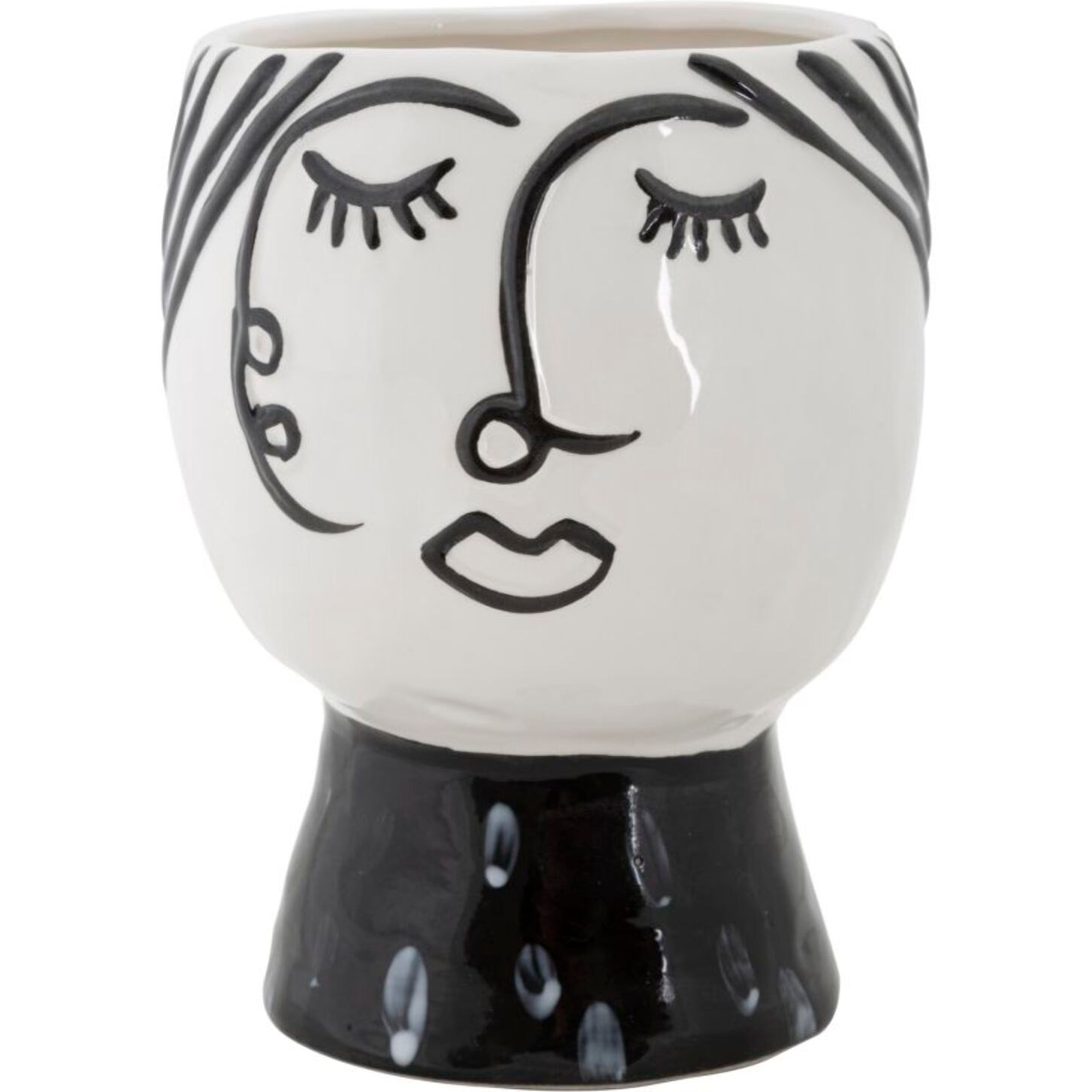 VASO POT FACE CM Ø 14X18,2