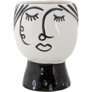 VASO POT FACE CM Ø 14X18,2