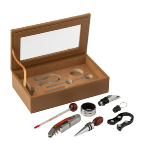 J-Line boîte accessoires à Vin - bois - brun