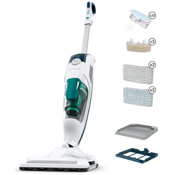 Balai vapeur ROWENTA RY7777WH Clean & Steam Revolution
