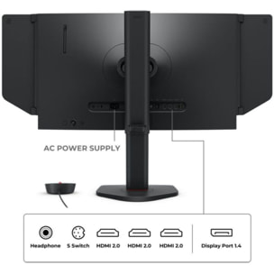 Ecran PC Gamer BENQ Zowie XL2566X+ 24" Ultra Fast TN Full HD 400 Hz