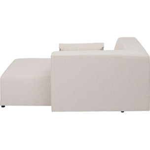 Méridienne d'angle canapé Infinity crème Kare Design