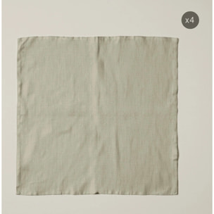 Lot de 4 serviettes Harvard Pierre