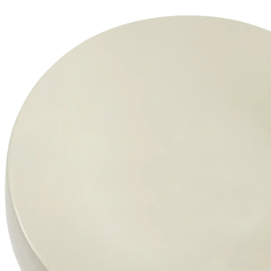 Table d’appoint "Kriz" ivoire 41x34x34cm
