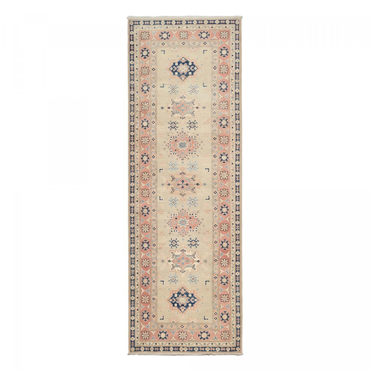Tapis salon géométrique, noué main en laine, IPERE