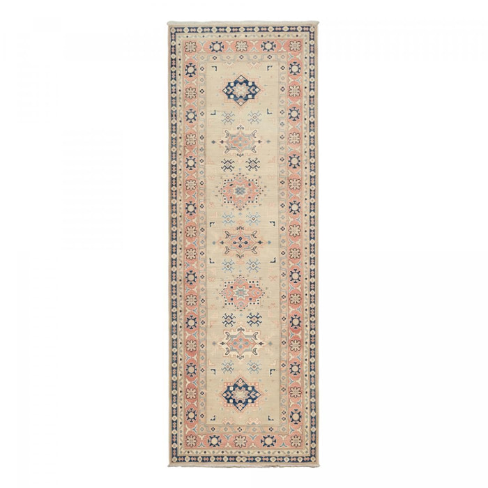 Tapis salon géométrique, noué main en laine, IPERE