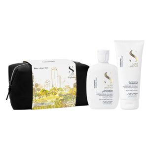 ALFAPARF MILANO Semi Di Lino Set Holiday Illuminating Shampoo 250 + Conditioner 200ml