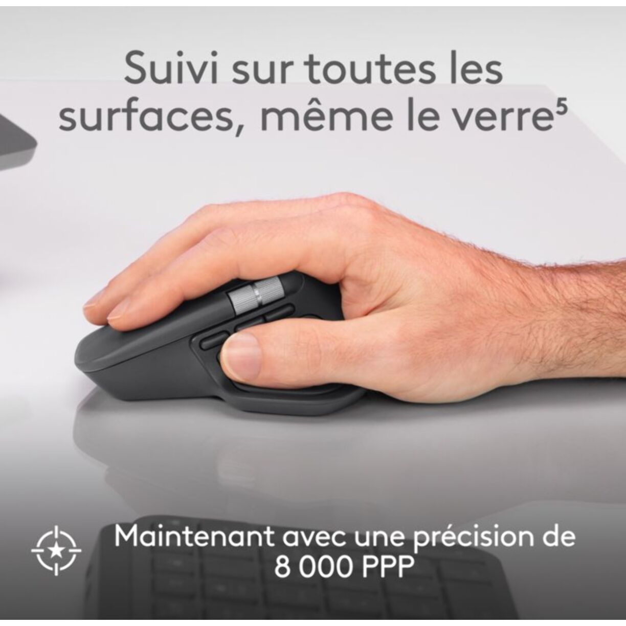 Souris sans fil rechargeable LOGITECH MX Master 4 Off White