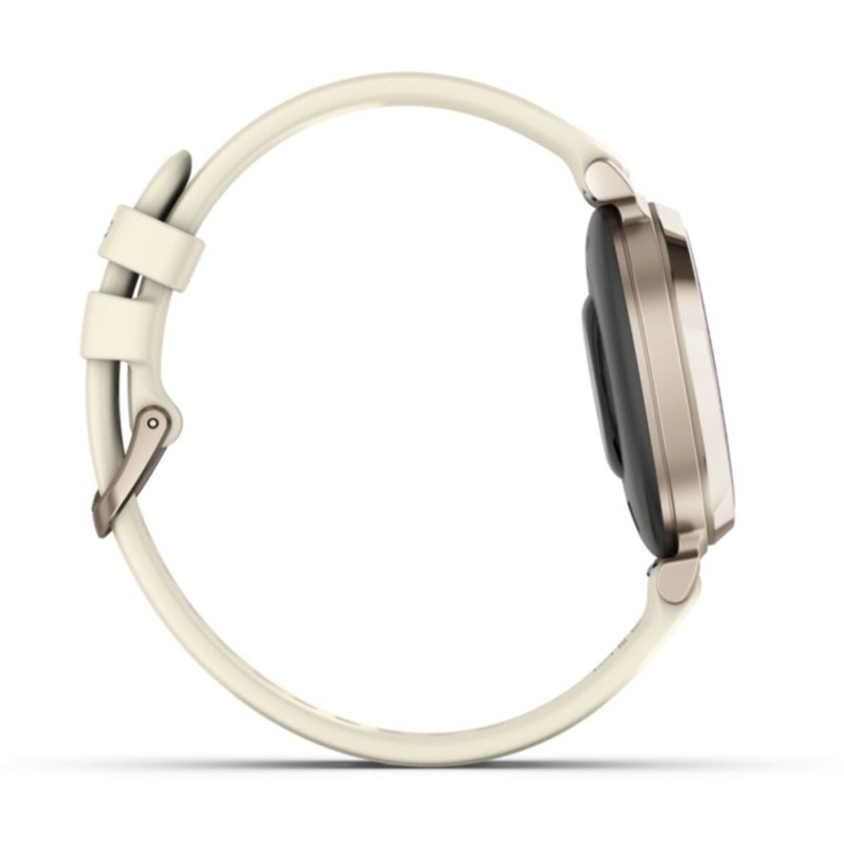 Tracker d'activité GARMIN Lily 2 Cream Gold bracelet blanc coco