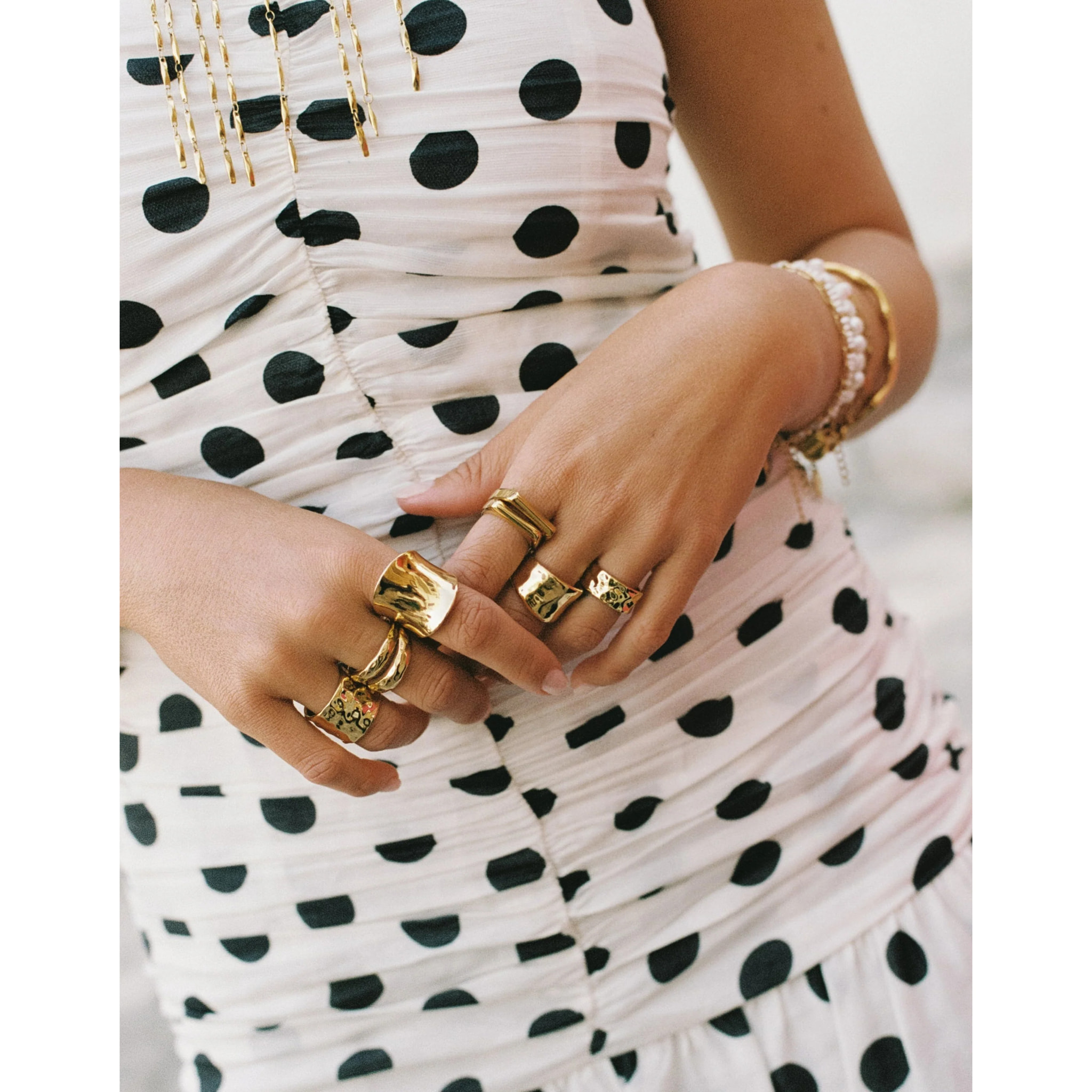 Anillo Marea S Baño Oro