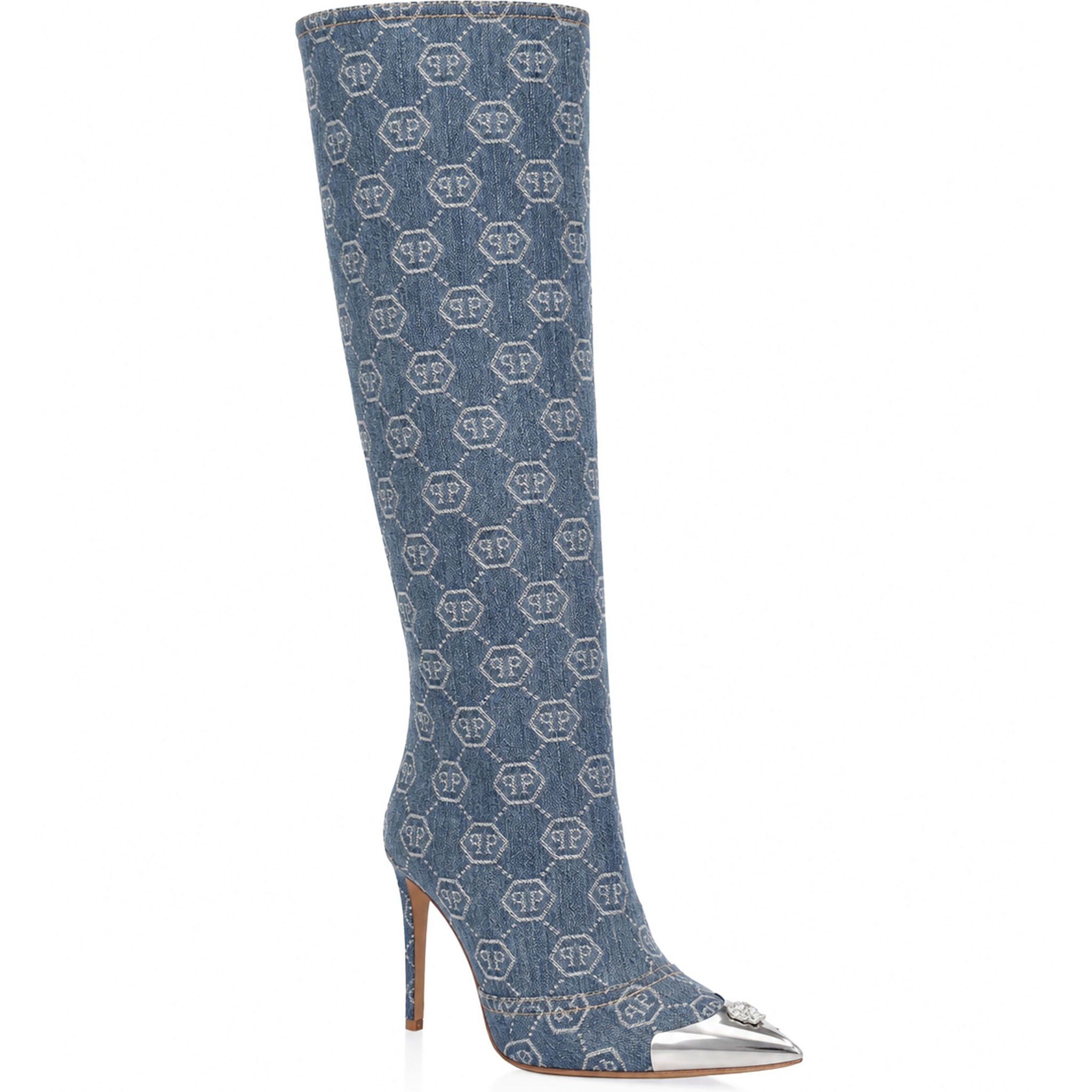 PHILIPP PLEIN Botines de tacón alto MONOGRAM