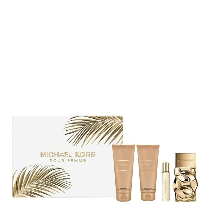 MICHAEL KORS Pour Femme - Coffret Eau de Parfum 100ml + 3 Produits