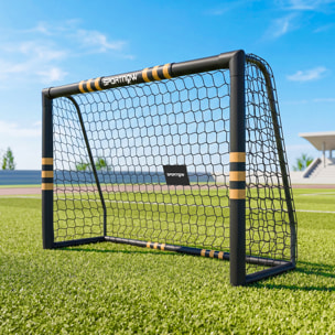 But de football - cage de foot - but futsal dim. 2,4L x 1,6H m - châssis métal moussé