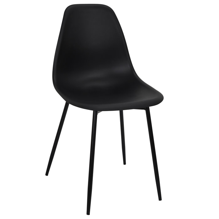 Chaise Gustav Noir - Lot De 6