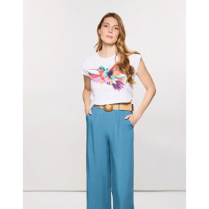 Pantalón Largo Azul Turquesa - Terdam II