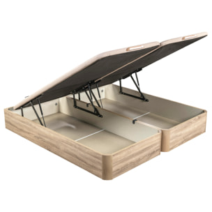 Canapé Abatible 32CM | ENVÍO, MONTAJE Y RECOGIDA ANTIGUO INCLUIDO | Madera | Natural | Gran capacidad | Tapa 3D | WHAT THE SLEEP