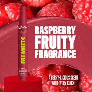 NYX Professional Makeup Fat Matte Rouge à Lèvres Mat Crémeux Plushin' Plum
