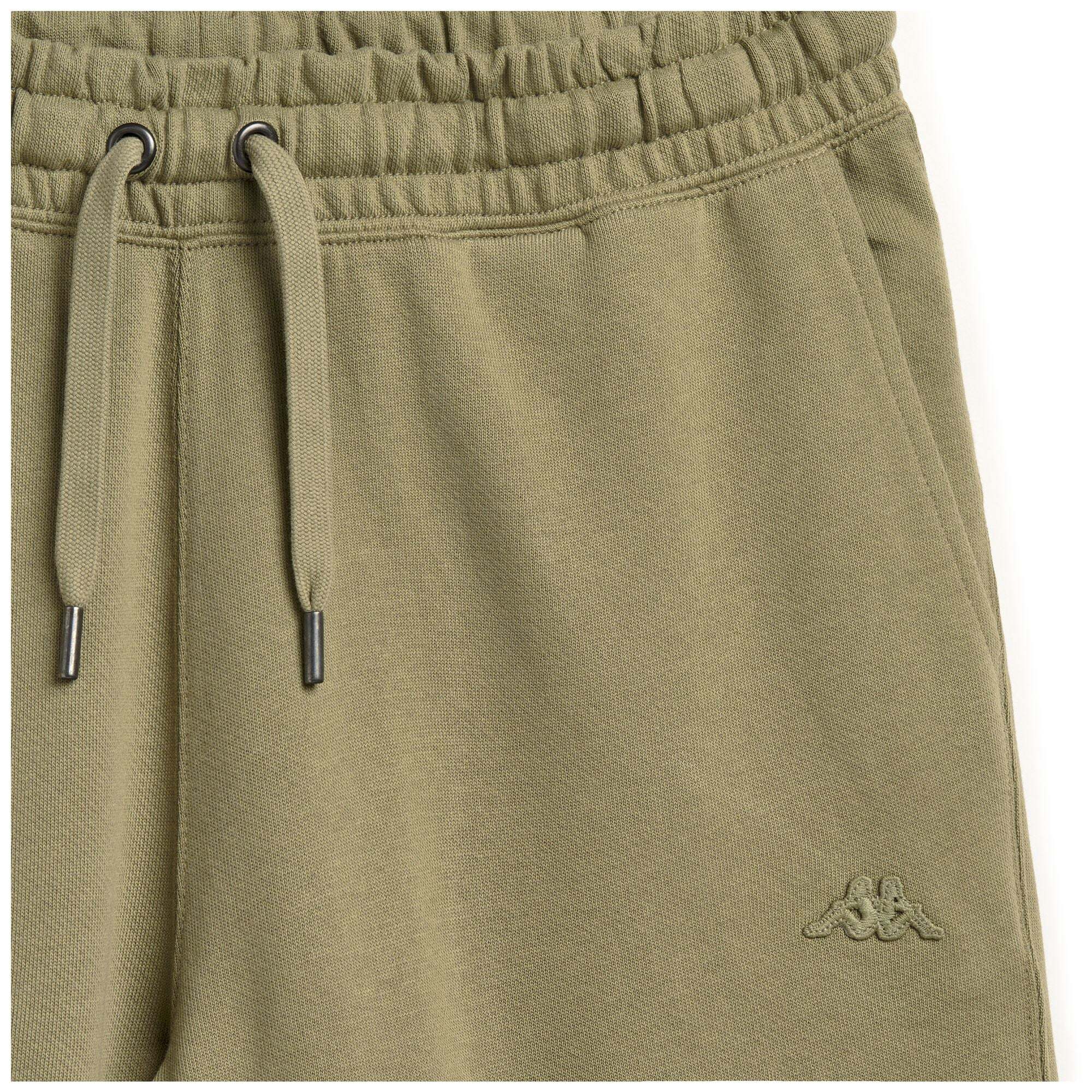 Kappa - Pantalones cortos Hombre Verde - Kochab French Terry