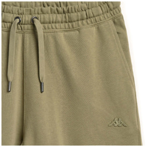 Kappa - Pantalones cortos Hombre Verde - Kochab French Terry