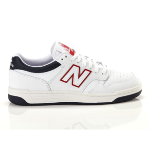 Sneakers New Balance 480 Bianco Blu Rosso Bianco