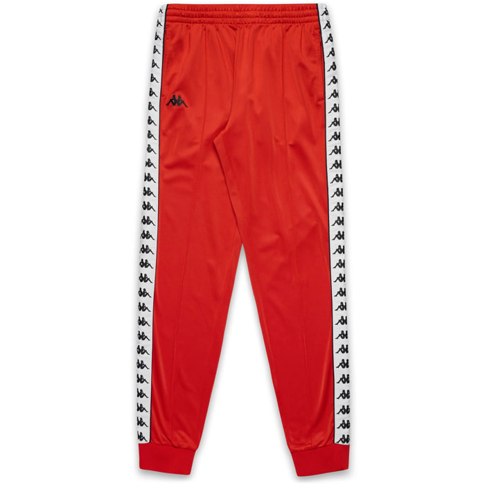 Kappa - Pantaloni Uomo Rosso - 222 Banda Rastoria Slim