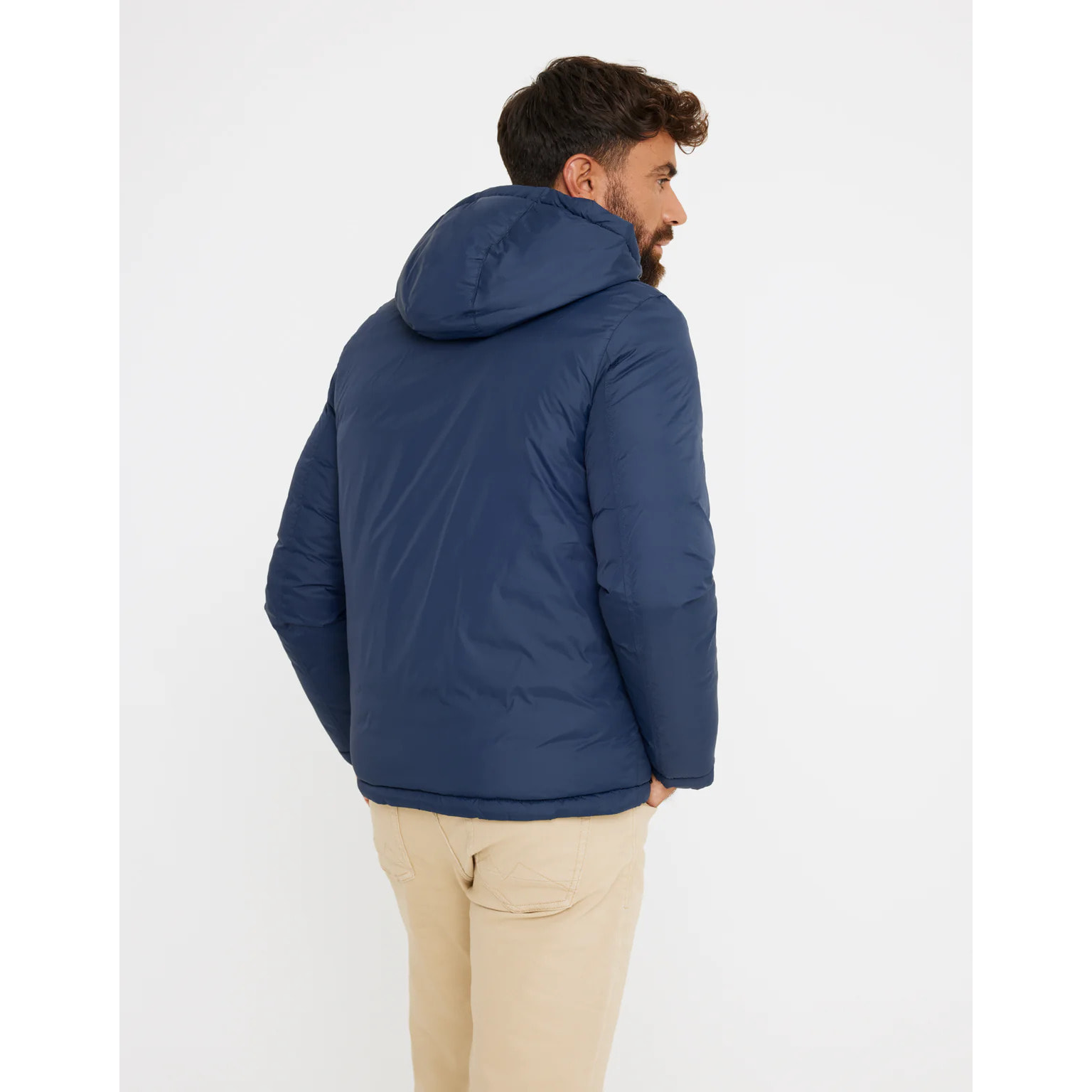 Chaqueta Reversible Azul Marino - Kesbury