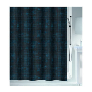 Rideau de douche Polyester GEORGES 240x180cm Petrol Spirella