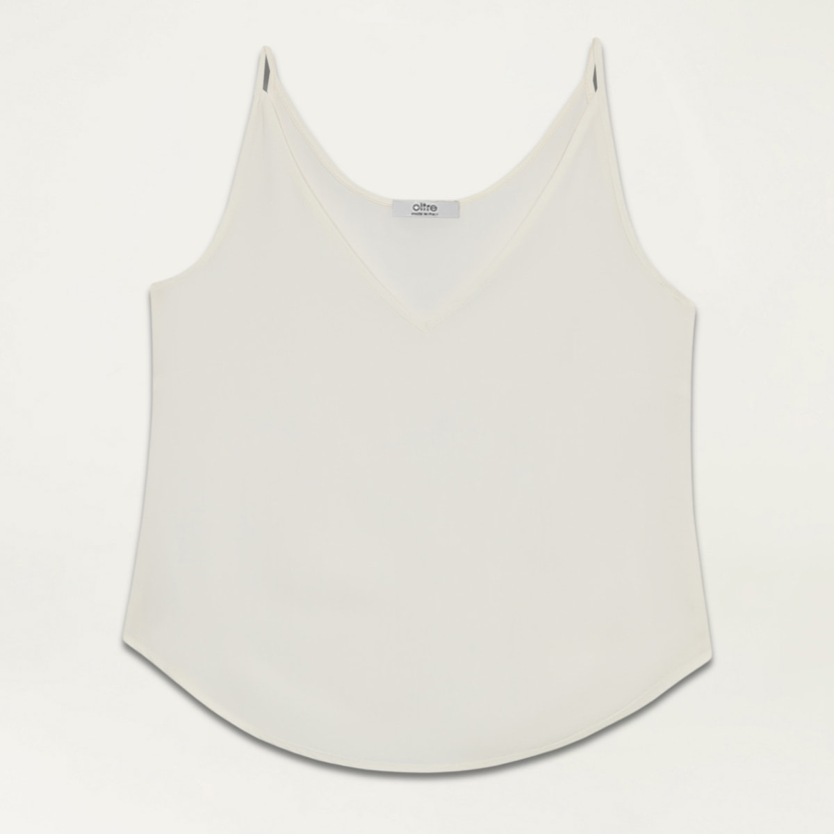 Oltre - Satin top - Blanco