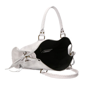 Borsa a spalla da donna - Modello Elara - Vera pelle - 41.0 x 28.0 x 13.0 cm