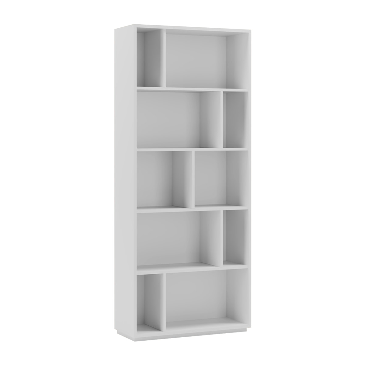 Estantería librería Nack melamina blanca 191x80x32 cm